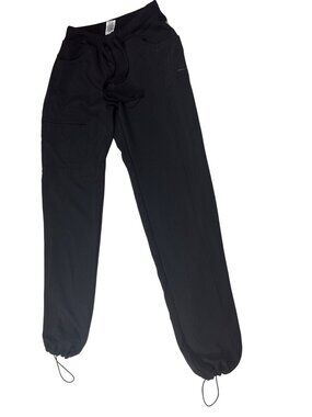 Infinity Lightweight Black Jogger Tall Small Scrub Pants Drawcord Waist (BB315)